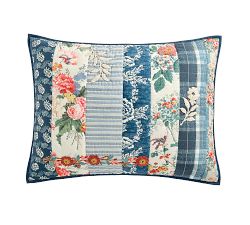 Bridgette Vintage Floral Reversible Quilted Sham