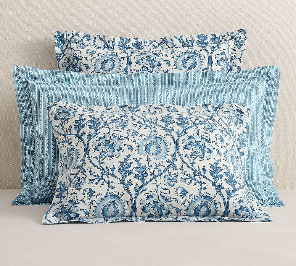 Eria Reversible Percale Sham by Pottery Barn