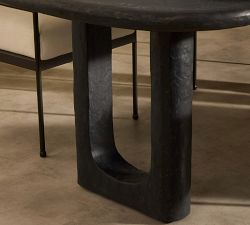 Kannon Concrete Outdoor Dining Table (84")