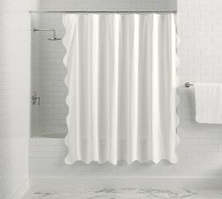 Scalloped Shower Curtain