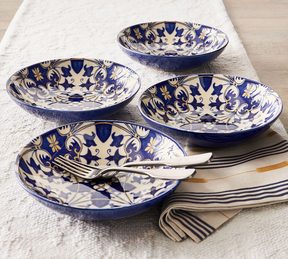 Lisbon Stoneware Cereal Bowls - Set of 4
