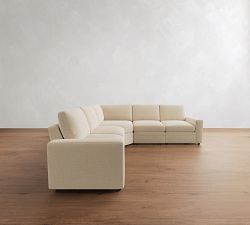 Pearce Modern Square Arm Power Reclining L-Shaped Sectional (116")