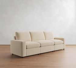 Pearce Modern Square Arm Power Reclining Sofa (74"&ndash;107")