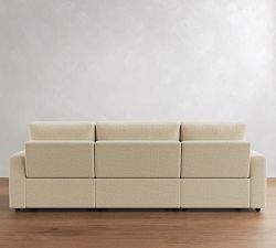 Pearce Modern Square Arm Power Reclining Sofa (74"&ndash;107")