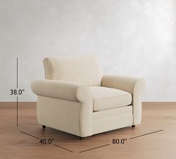 Pearce Roll Arm Power Recliner