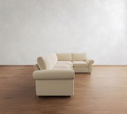 Pearce Roll Arm Reversible Power Reclining Sectional (119")