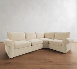 Pearce Roll Arm Reversible Power Reclining Sectional (119")