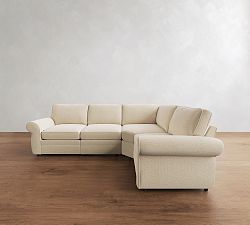 Pearce Roll Arm Reversible Power Reclining Sectional (119")