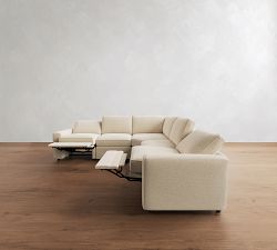 Pearce Square Arm Power Reclining L-Shaped Sectional (116")
