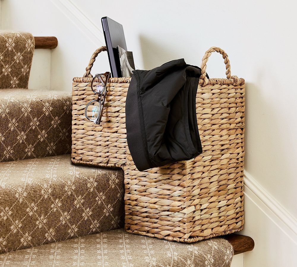Seagrass Handcrafted Staircase Basket