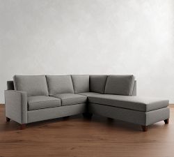 Cameron Square Arm 3-Piece Bumper Sectional (101")