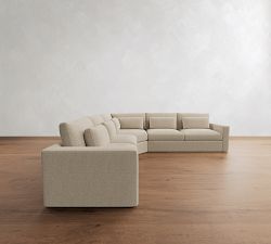 Westwood Square Arm Deep Seat 3-Piece L-Shaped Wedge Sectional (133"&ndash;143")