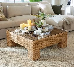 Cardiff Square Woven Coffee Table (41")
