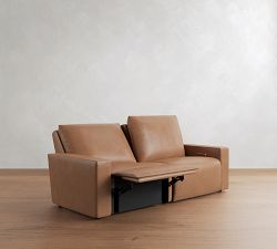 Larkspur Leather Power Reclining Sofa (86")