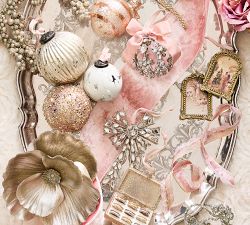 LoveShackFancy Pinstripe Gold Ornament