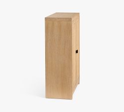 Modern Farmhouse Cane Entry Cabinet (25")