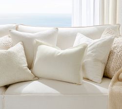 Raindrop Embroidered Pillow