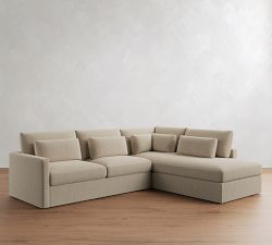 Westwood Slim Arm Deep Seat Return Bumper Sectional (119"-131")