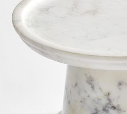 White Marble Drink Dispenser Stand