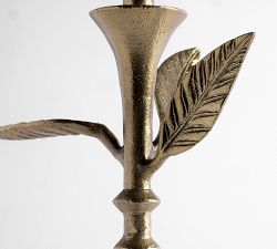 Botanical Forged Iron Table Lamp (21")
