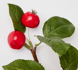 Faux Rose Hips Branch