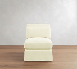 PB Comfort Modern Roll Arm Deep Seat Sectional Component Replacement Slipcovers