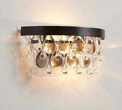Clarissa Modern Crystal Sconce (13'')