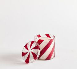 Frosted Peppermint Lidded Candle