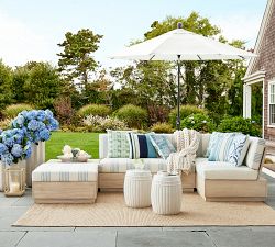 Indio Modern Outdoor Furniture Cushions - Build Your Own Sectional