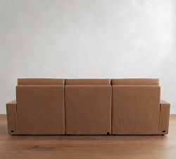 Larkspur Leather Power Reclining Sofa (81"-139")