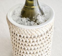 Miramar Handwoven Rattan Wine Chiller