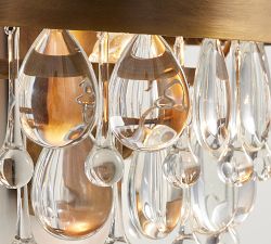 Clarissa Modern Crystal Sconce (13'')