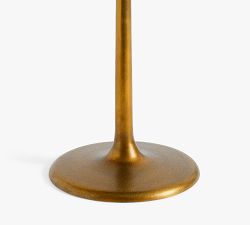 Round Metal Accent Table (18")