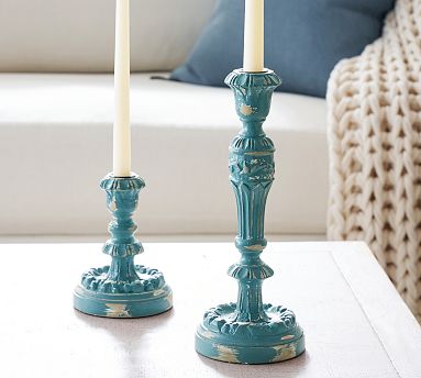 Vintage-Inspired Candle Holder | Pottery Barn