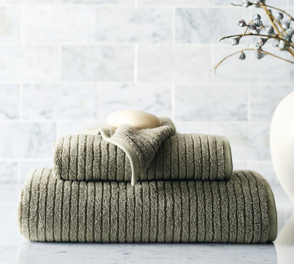 Classic Ribbed Organic Towel