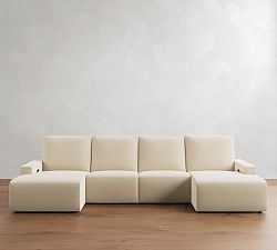 Larkspur Power Reclining Double Chaise Sectional (146"-172")