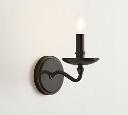 Lucca Iron Single Sconce (8")