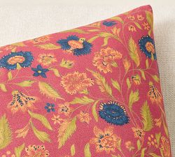 Lyla Floral Reversible Embroidered Pillow