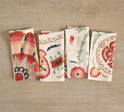 Paige Suzani Cotton Napkins - Set of 4