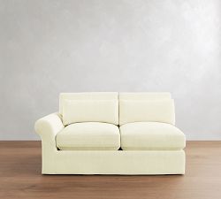 PB Comfort Modern Roll Arm Deep Seat Sectional Component Replacement Slipcovers
