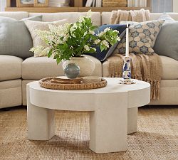 Rockwell Round Concrete Coffee Table (38")