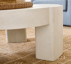 Rockwell Round Concrete Coffee Table (38")