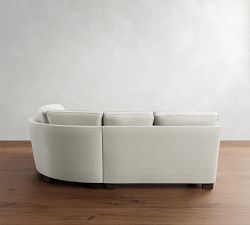 Buchanan Square Arm 3-Piece Curved Wedge Sectional (98")