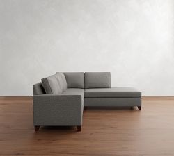 Cameron Square Arm 3-Piece Bumper Sectional (101")