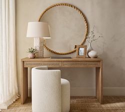 Barrett Chiseled Alabaster Table Lamp (25")