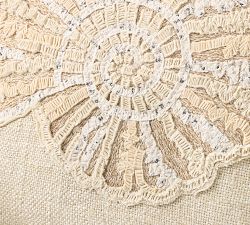 Spiral Shell Textured Pillow