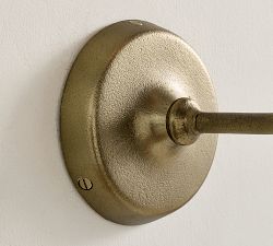 Botanical Forged Iron Sconce (12")