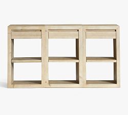 Folsom Storage Shelves with Drawers (63")
