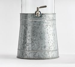 Galvanized Drink Dispenser Stand