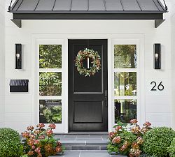 Lit Candle Wreath Hanger